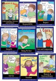 Aussie School Values Posters : Teachers Bazaar