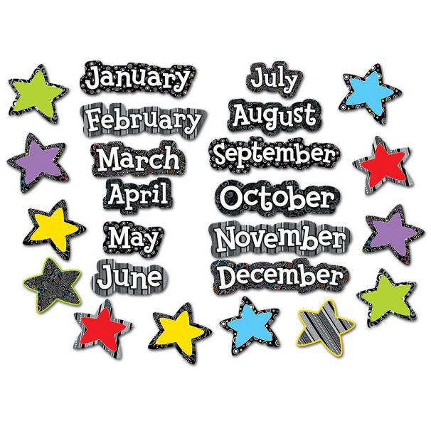 Months Of The Year Mini Bulletin Board Set Teachers Bazaar